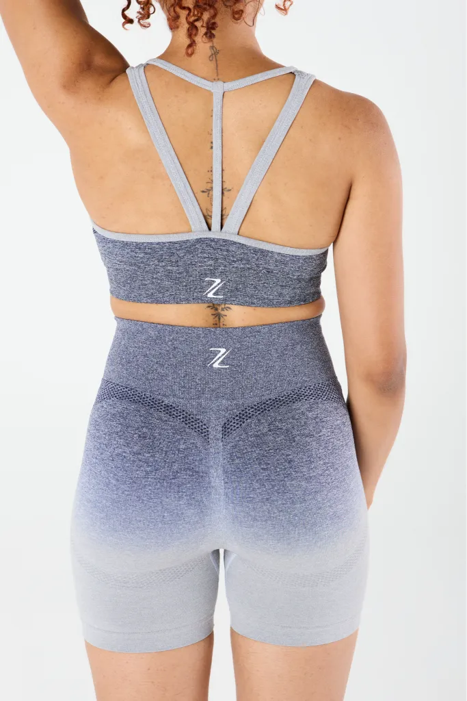 zleek ombre seamless short grey