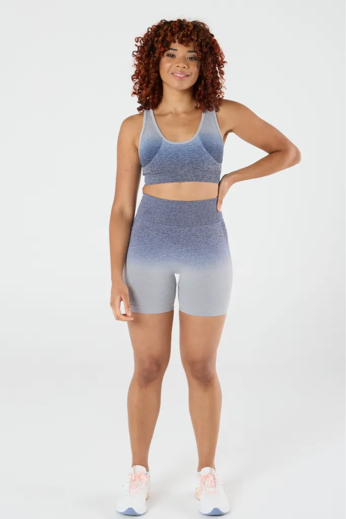 zleek ombre seamless short grey