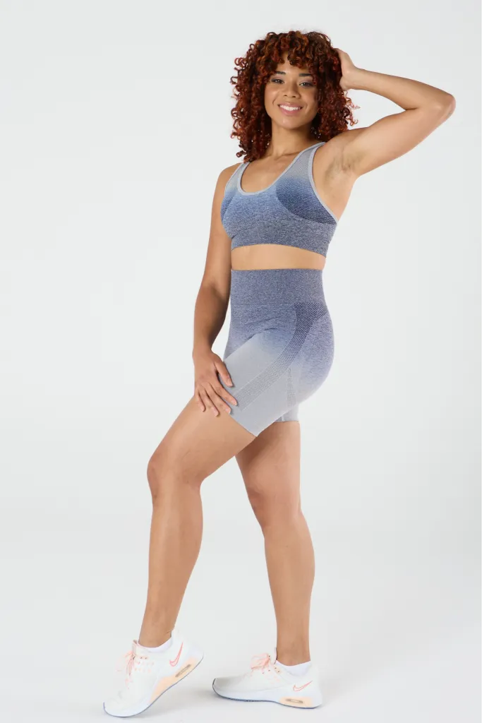 zleek ombre seamless short grey