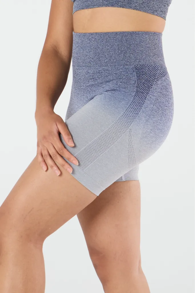 zleek ombre seamless short grey