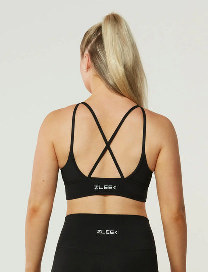 Zleek Contour Flex Sports Bra Black