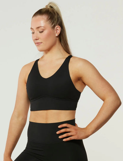 Zleek Contour Flex Sports Bra Black