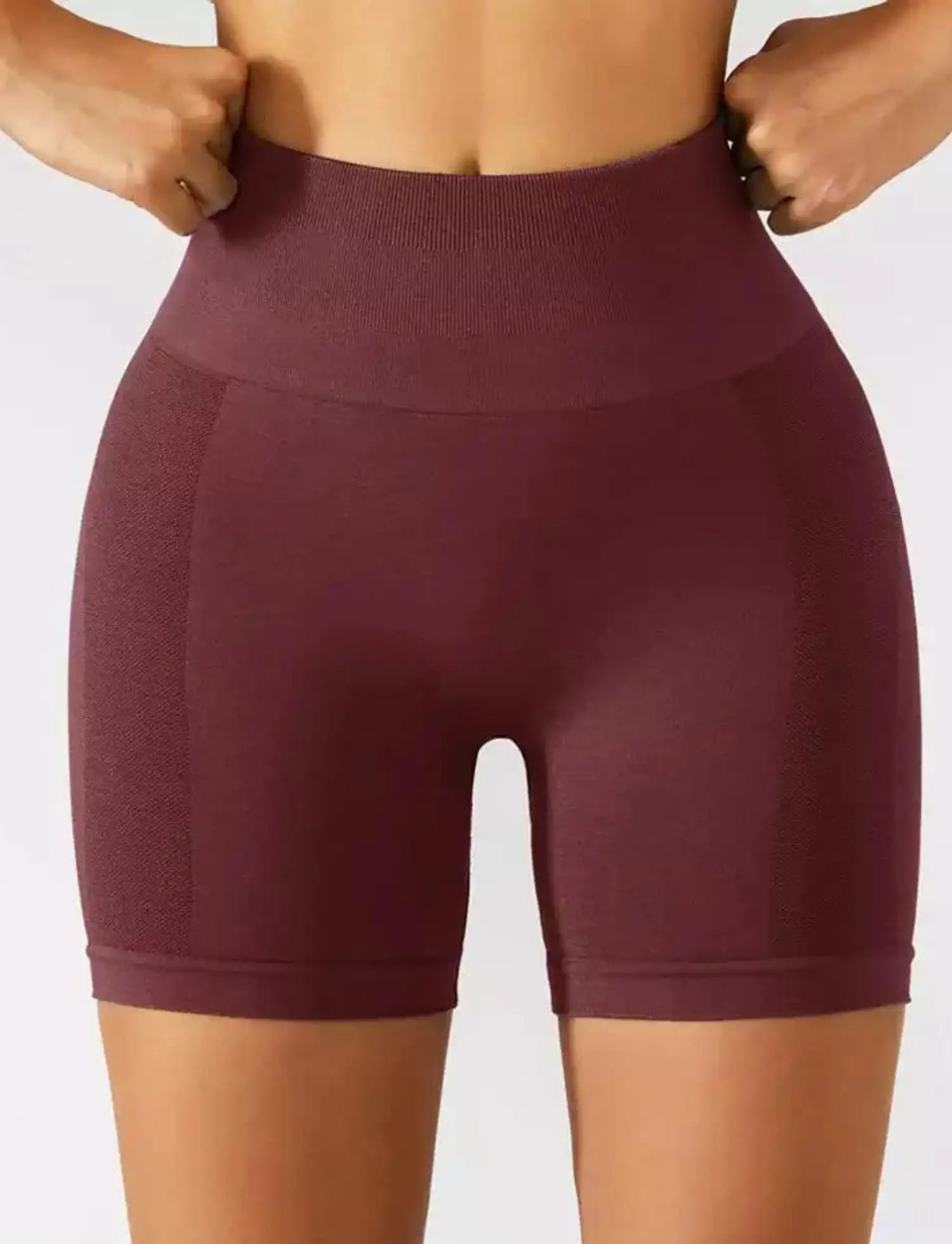 zleek flashy pro scrunch short maroon