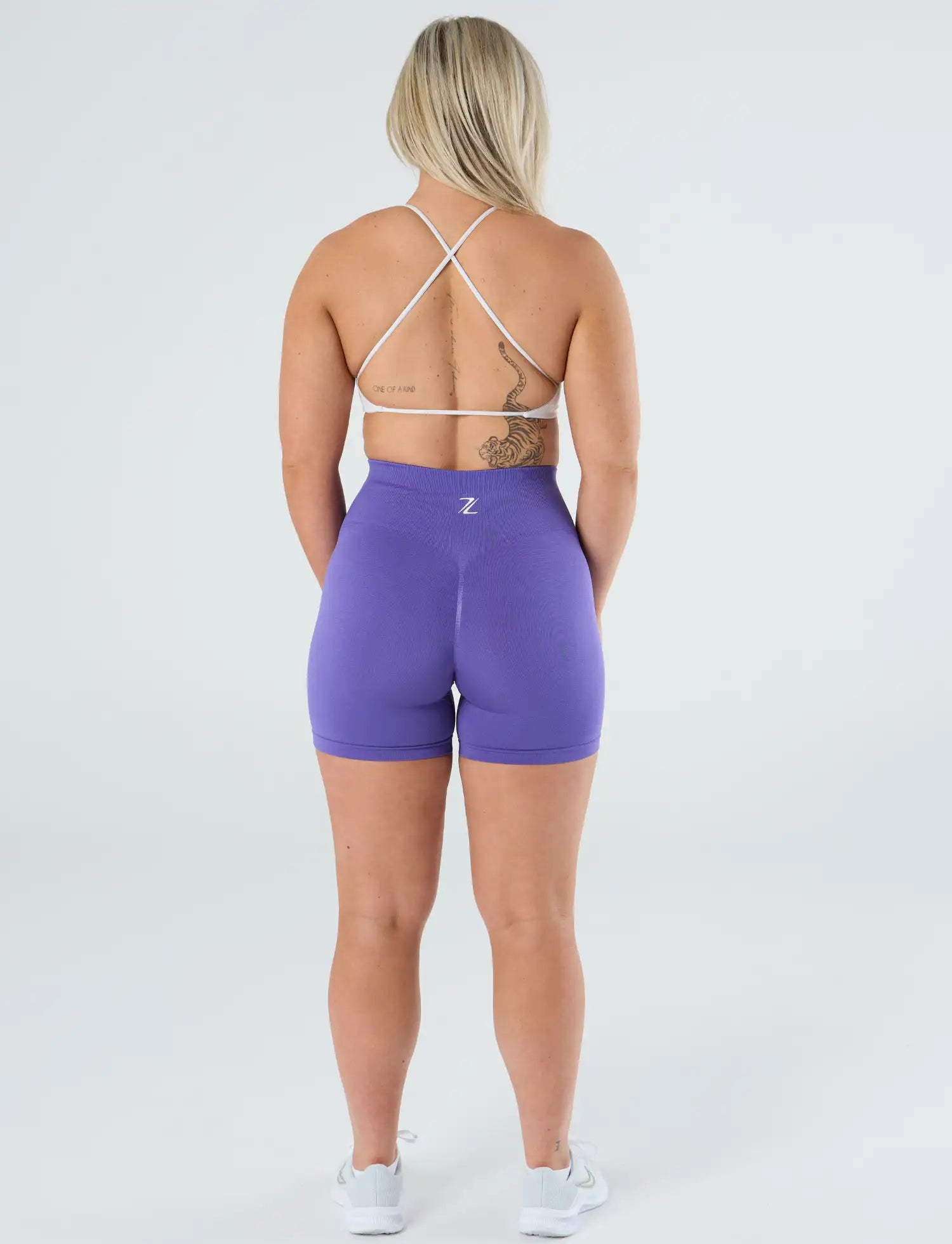 zleek flashy pro scrunch short violet