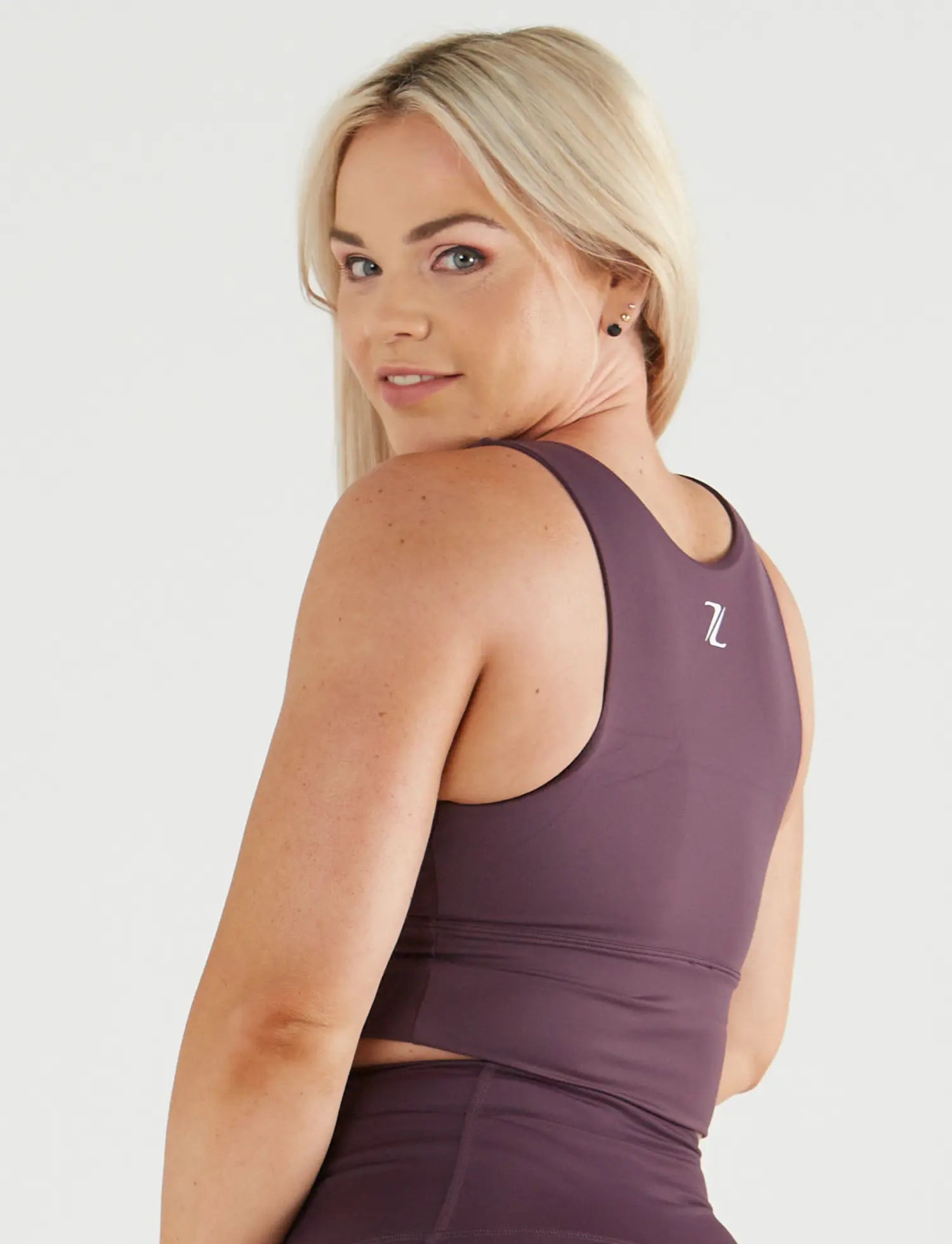 Zleek Hellizer Crop Top Purple