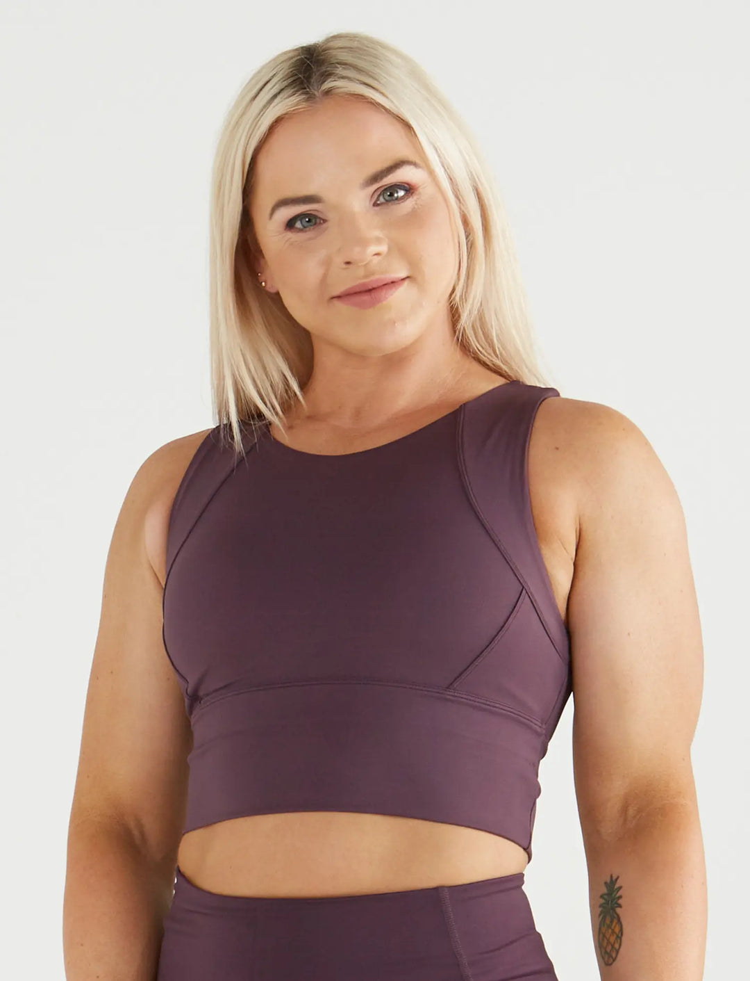 Zleek Hellizer Crop Top Purple