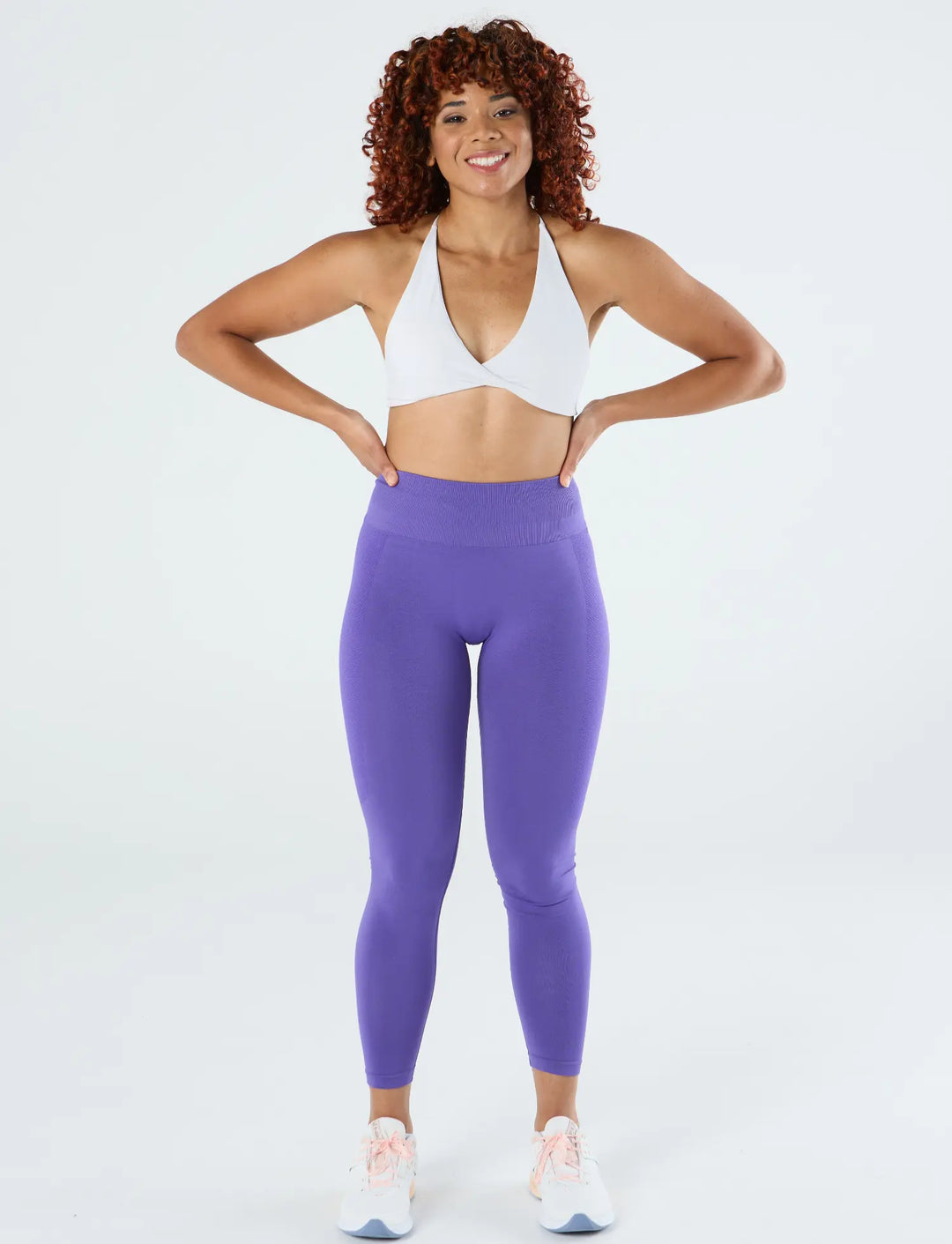 zleek hyper fleck legging violet