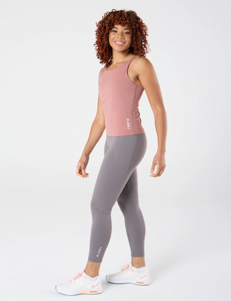 Zleek LuxeLite Flex Top Dusty Rose