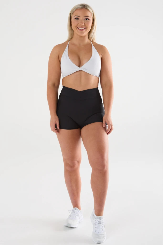 zleek premium cross over lounge short black