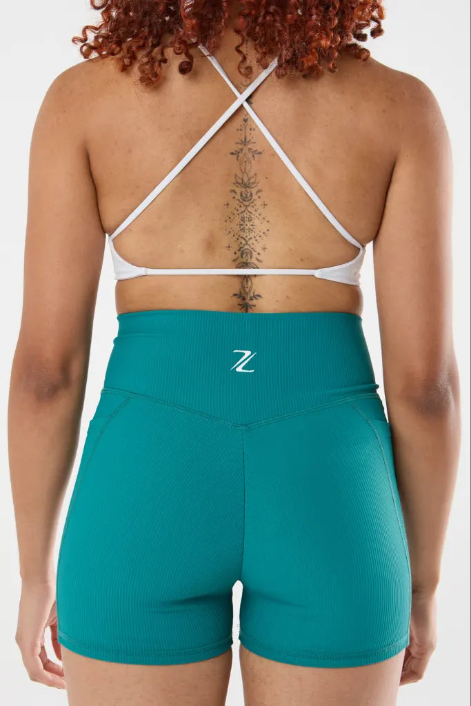 zleek premium cross over lounge short green