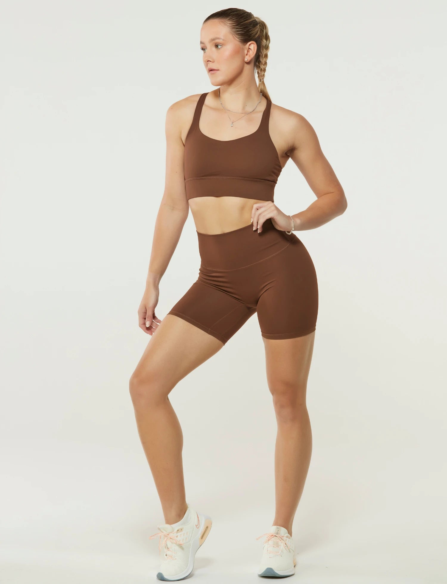 Zleek Serene Sports Bra Brown