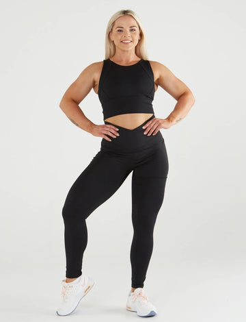 Leggings with 2025 front pockets