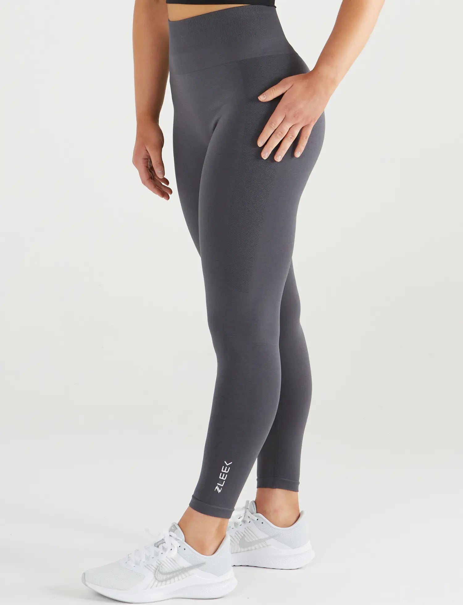 zleek hyper fleck legging grey